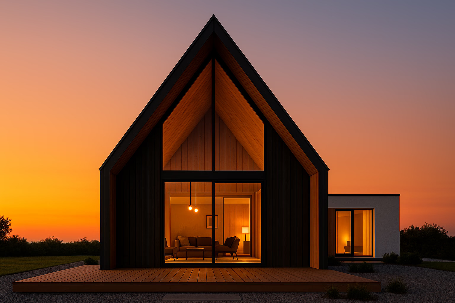 Nordic A-Frame Lodge